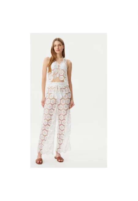 Дамска тениска -  304991509 - Полиестер - Бяла - Бял