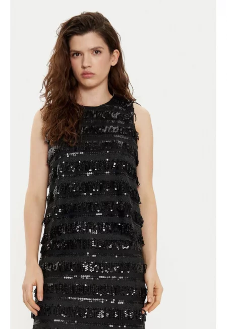 Дамска тениска -  305182951 - Полиестер - Черен - Черен