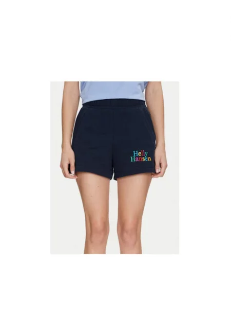 Дамски къси панталони -  303775506 - Памук/Полиестер - Син - Син