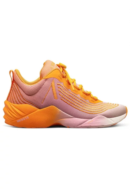 Дамски обувки -  Текстил - Оранжев -