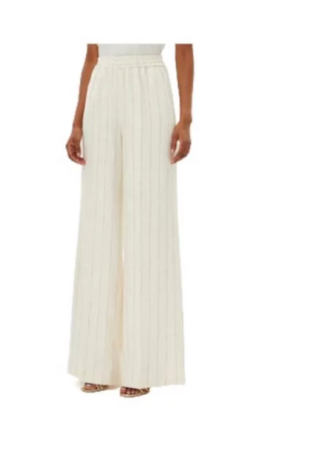 Дамски панталон MA3008C E25MA4C.11 -  Вискоза/Лен - Екрю