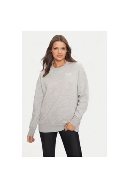 Дамски суичър с качулка  1379475 - Памук/Полиестер - XL INTL - Сив