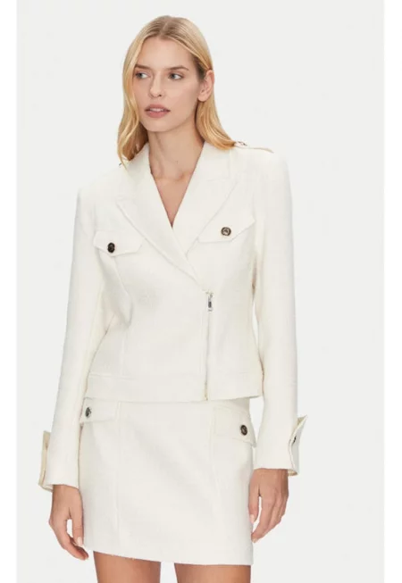 Дамско яке -  304709593 - Полиестер - Бяло - Бял