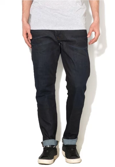 Дънки 3301 Man Dark Indigo със стеснен крачол