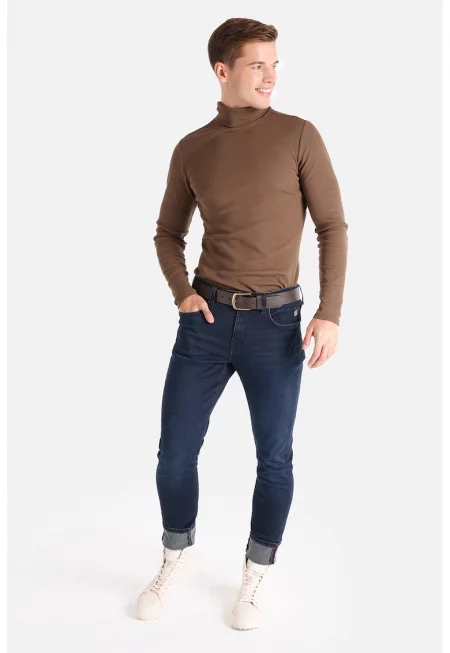 Дънки по тялото - Тъмносин