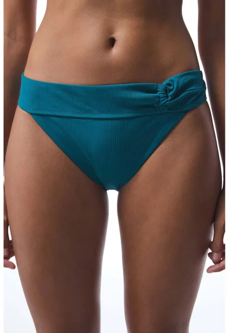 Долнище на бански с рипс - Аква зелено