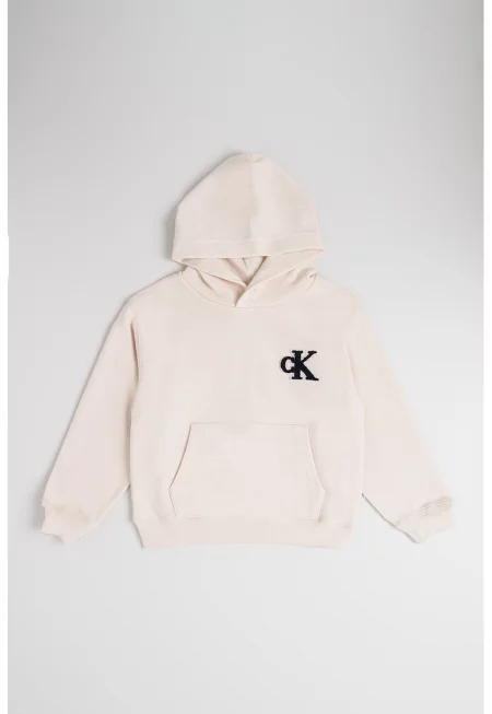 Худи с джоб кенгуру и бродирано лого