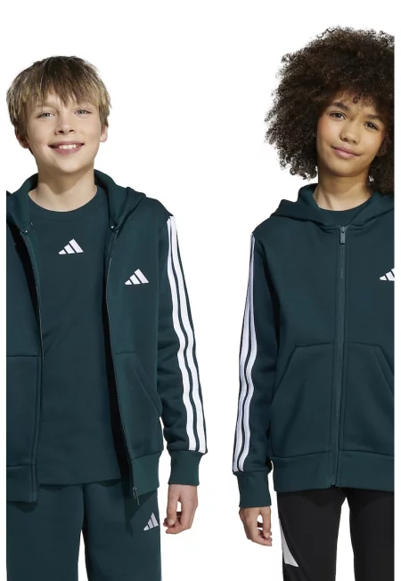 Худи със скосени джобове и цип