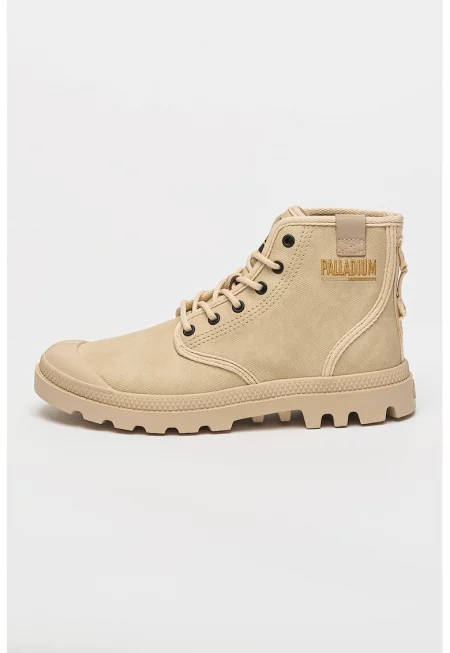 Кецове с пришито лого - Светло бежово