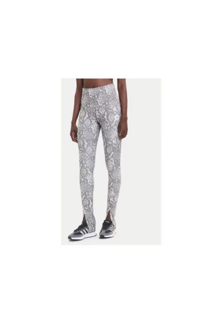 Клин за тренировка - с висока талия и принт тип змийска кожа