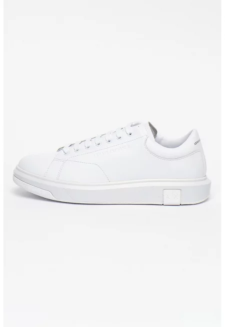 Кожени спортни обувки - Бял