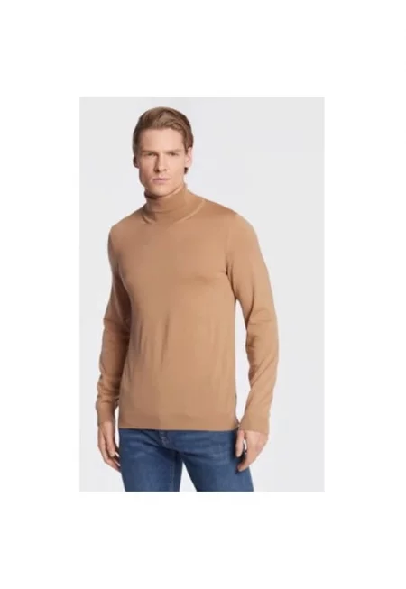 Мъжка блуза -  301461562 - Памук - Кафяв - Кафяв