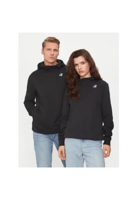 Мъжка блуза -  304584640 - Полиестер/Памук - Черна