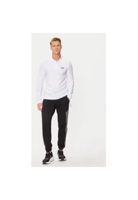 Мъжка поло тениска  Emporio Armani - 8NPF15 PJVQZ - Памук - XL INTL - Бял