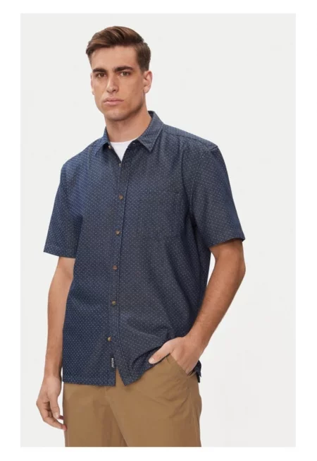 Мъжка риза -  750541 - Синя - Памук