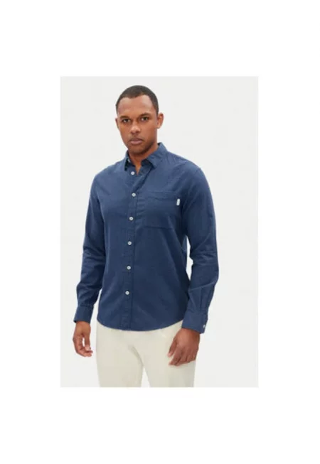 Мъжка риза  PM308804 - памук - син
