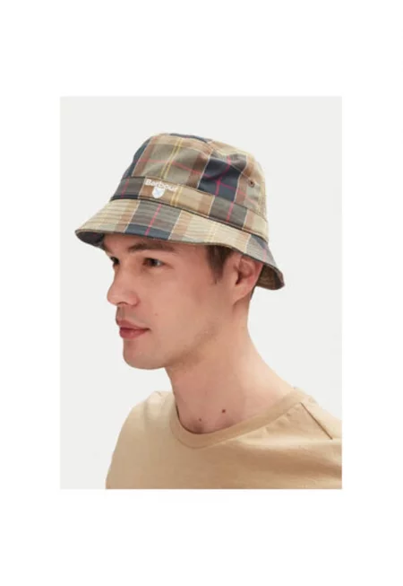 Мъжка шапка  MHA0618TN11 - Текстил - Зелена