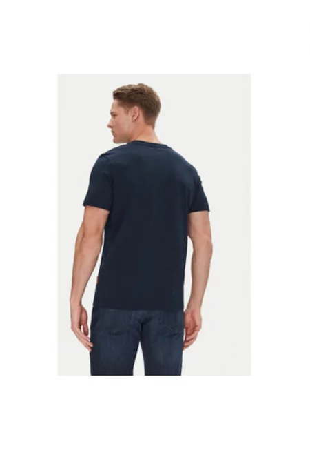 Мъжка тениска  10019357 30045679 - Памук - Тъмносин - Тъмносин