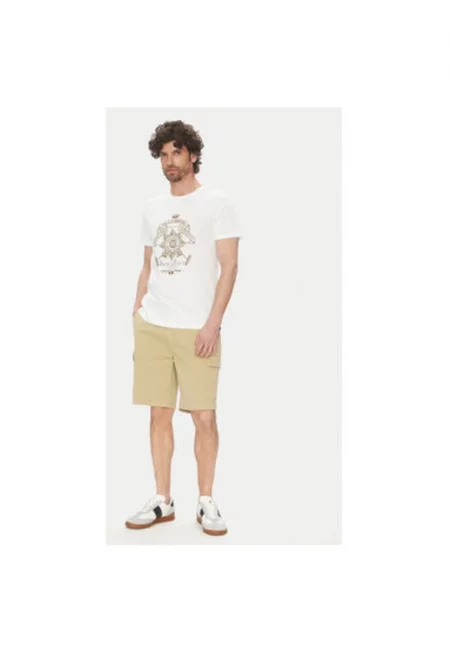 Мъжка тениска  MARG30 JS206 - Памук - Бял - Бял