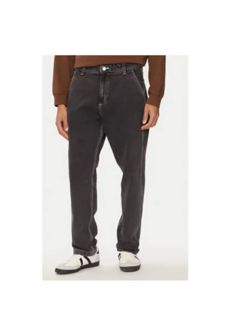 Мъжки дънки -  304281808 - Памук/Лиосел - Черен - Черен