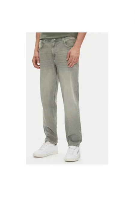 Мъжки панталон  1016328 - Памук/Еластан - Сив - Сив