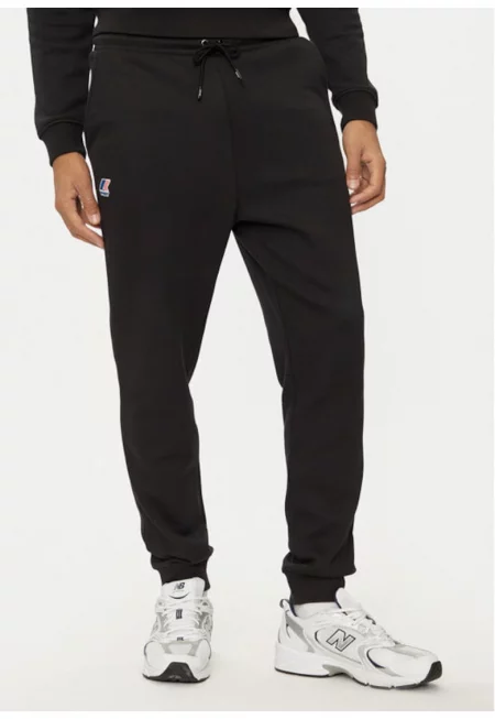 Мъжки панталон -  304584336 - Полиестер/Памук - Черен