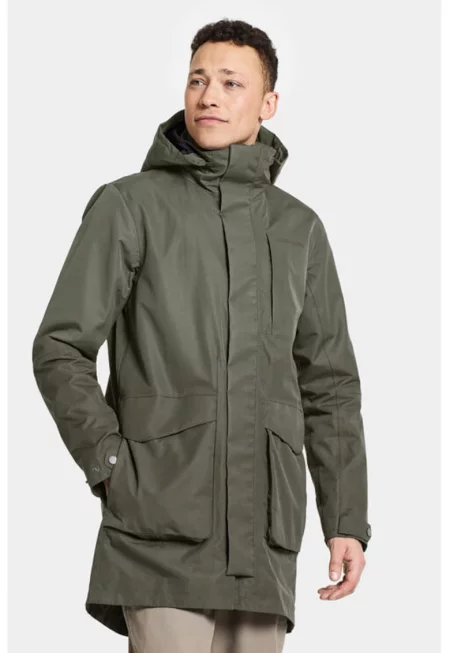 Мъжко яке -  303341541 - Полиестер - Зелено - Зелен