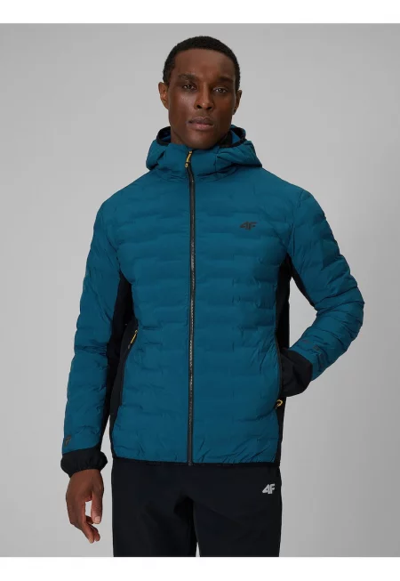 Мъжко яке за трекинг  PRO - пълнеж Primaloft Silver - тъмносиньо