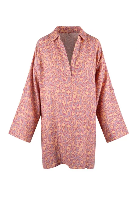 Памучна шпиц нощница - Многоцветен