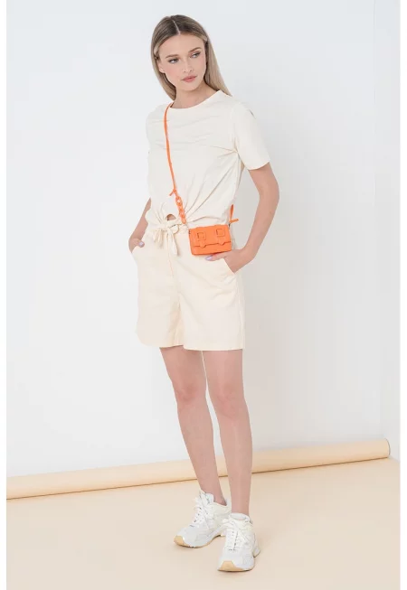 Памучна тениска Pippa с дизайн на възел