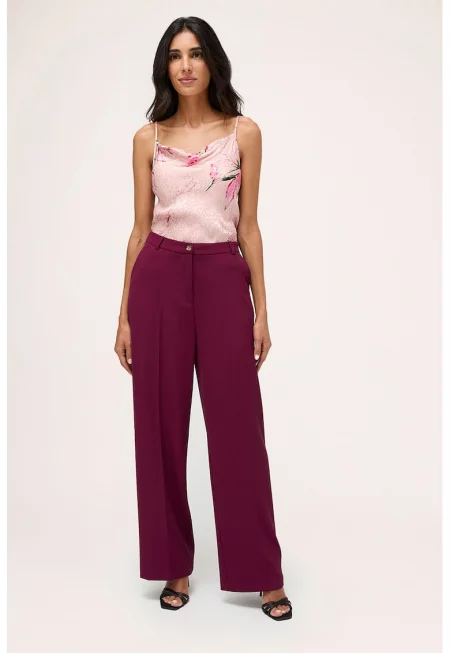 Прав панталон - Тъмночервен