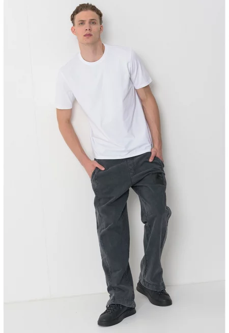 Прави дънки - Антрацитно сиво