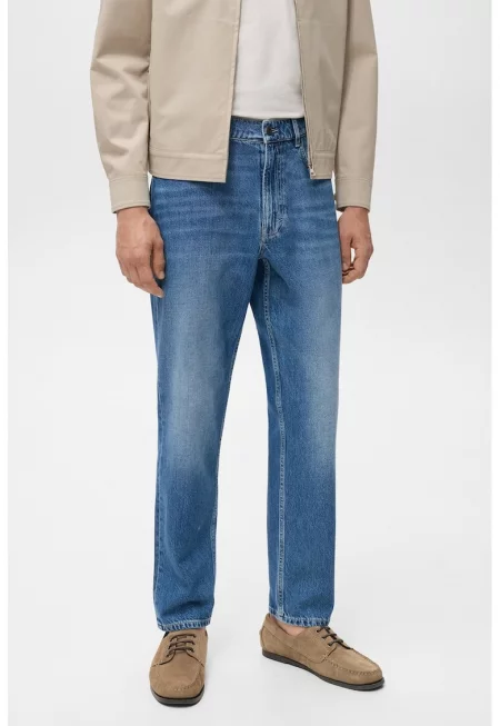 Скосени дънки Lori с миди талия