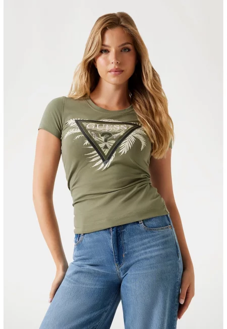 Слим тениска с лого