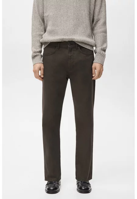 Стандартни дънки - Тъмнокафяв