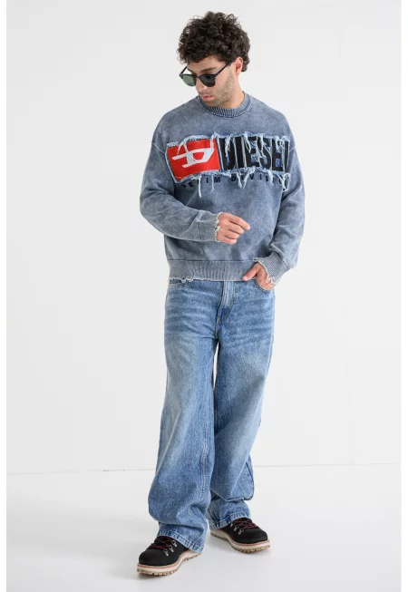 Свободен суитшърт K-Fronzi без подгъв