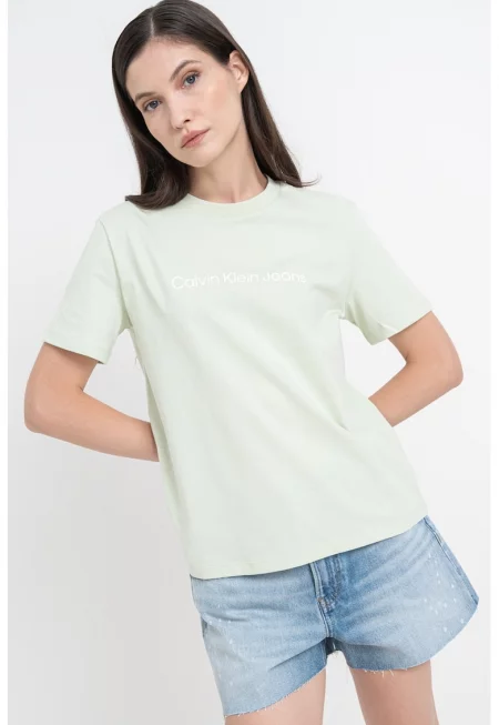 Тениска от памук с лого