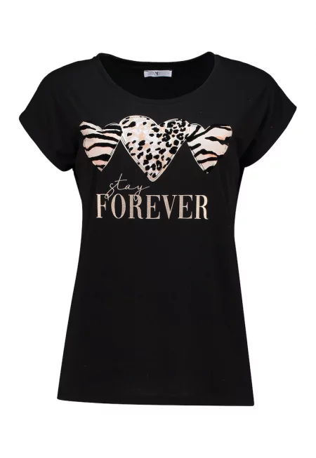 Тениска с фигурален принт