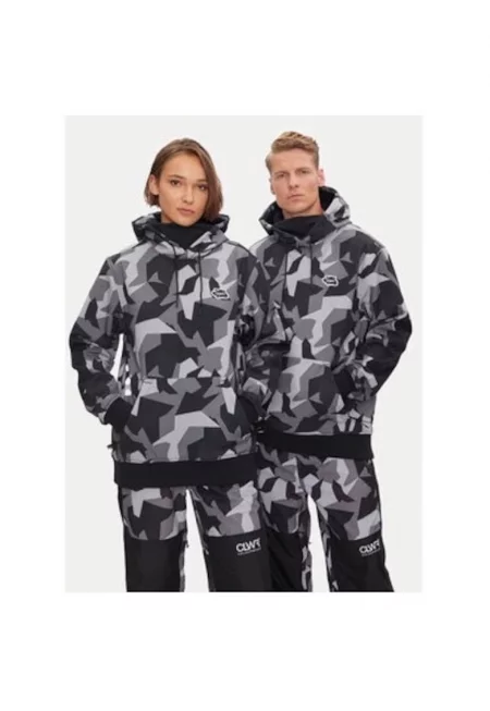 Унисекс блуза -  304704000 - Памук/Полиестер - Черна - Черен