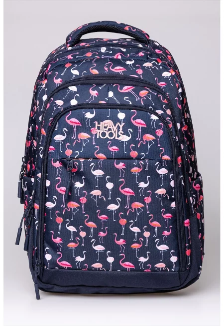 Унисекс раница Ehatan 25 с три разделения - Розово/Тъмносин