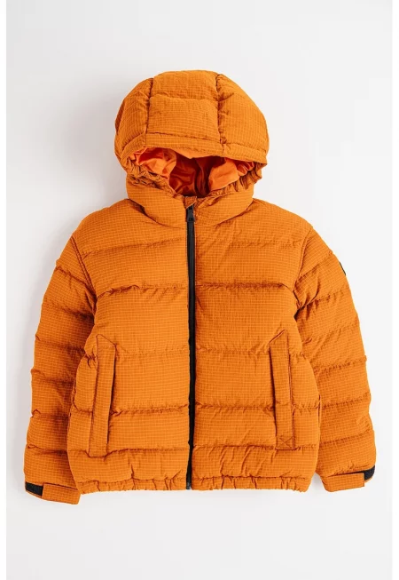 Зимно яке с качулка и странични джобове