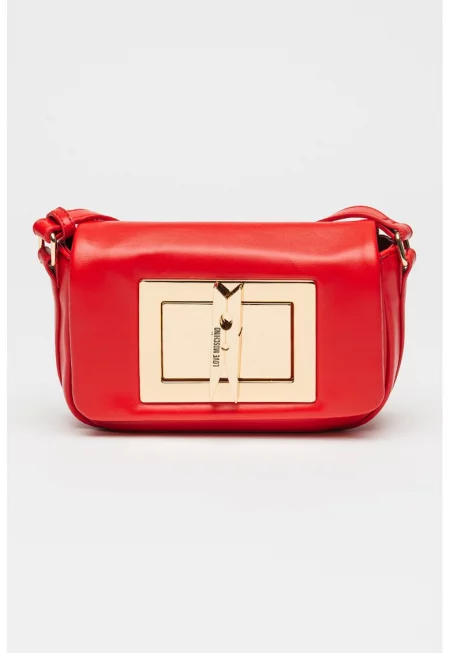 Чанта през рамо от еко кожа - Червен