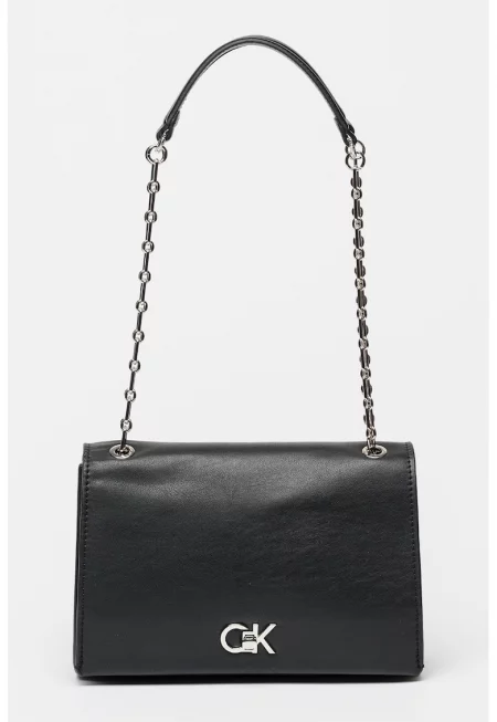 Чанта през рамо от еко кожа с лого