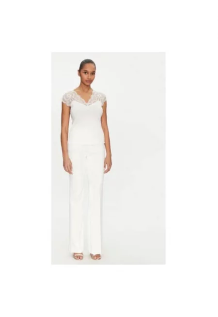 Дамска блуза -  305252937 - Полиестер/Вискоза - Бяла