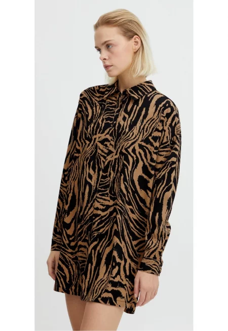 Дамска риза -  Полиестер - Многоцветен