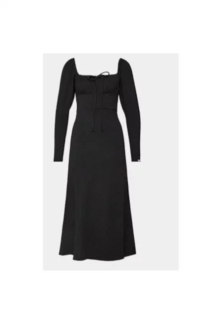 Дамска рокля -  303661571 - Полиестер - Еластан - Черна