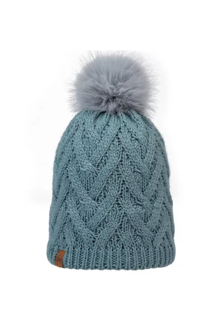 Дамска шапка -  Knitted Fleece Caryn Beanie 301410 - Зелен