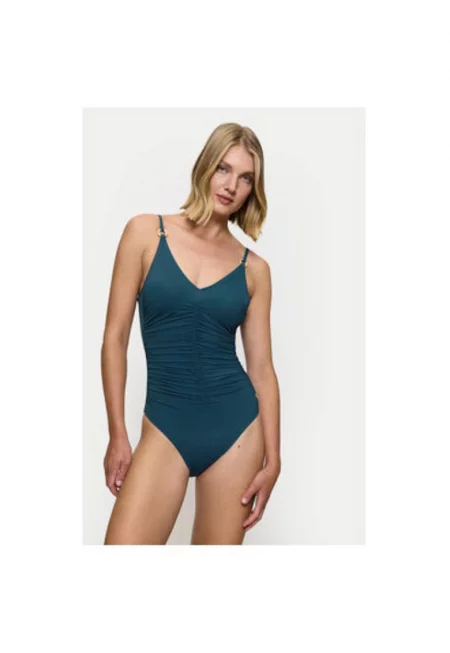 Дамски бански костюм  10222233 - Полиамид/Еластан - Тъмносин - Тъмносин