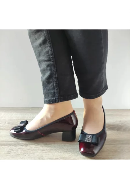 Дамски Обувки  50053B 23-L Елегантни - Бордо - Бордо
