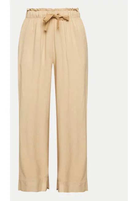 Дамски панталон -  304100253 - Вискоза - Бежов - Бежов